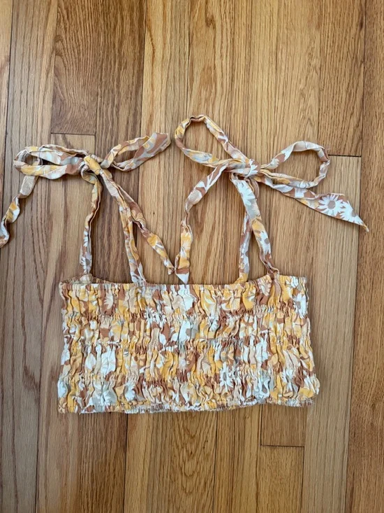 Charlie Holiday Multi Color Print Cropped Tank Top Size M / US 6 - Picture 6 of 6